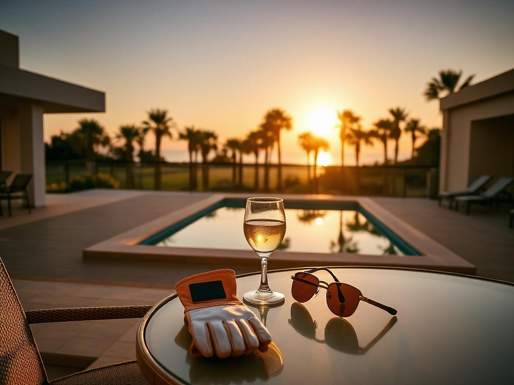 Algarve golf resort townhouse with terrace and pool